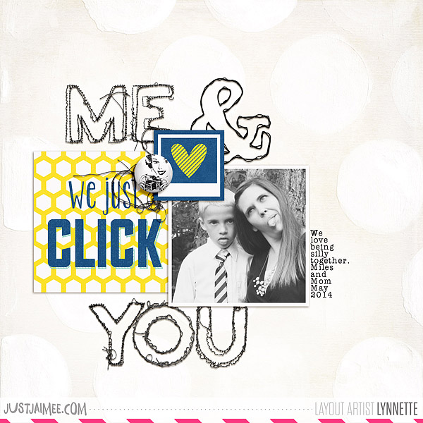 we just click