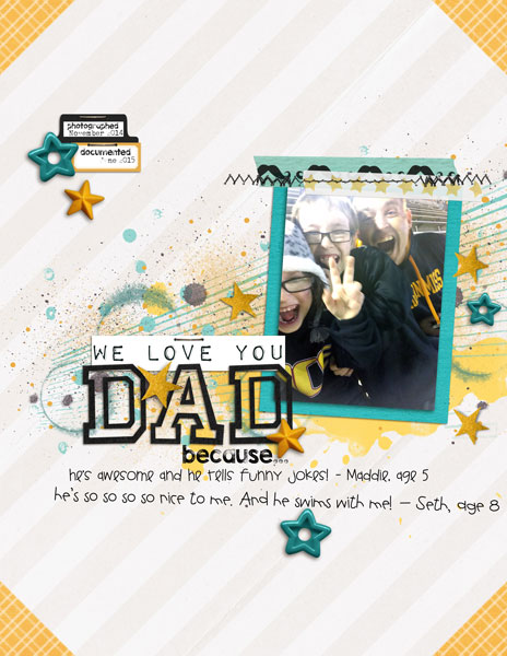 We love you Dad because...