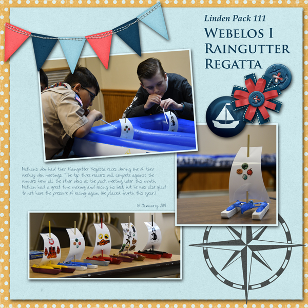 Webelos I Raingutter Regatta