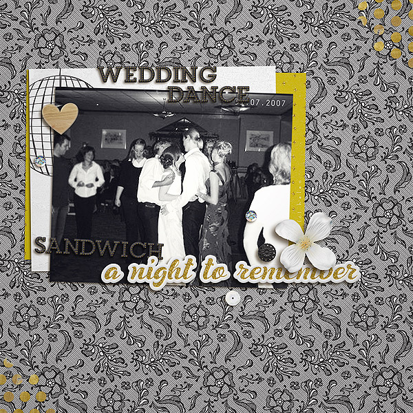 wedding dance sandwich