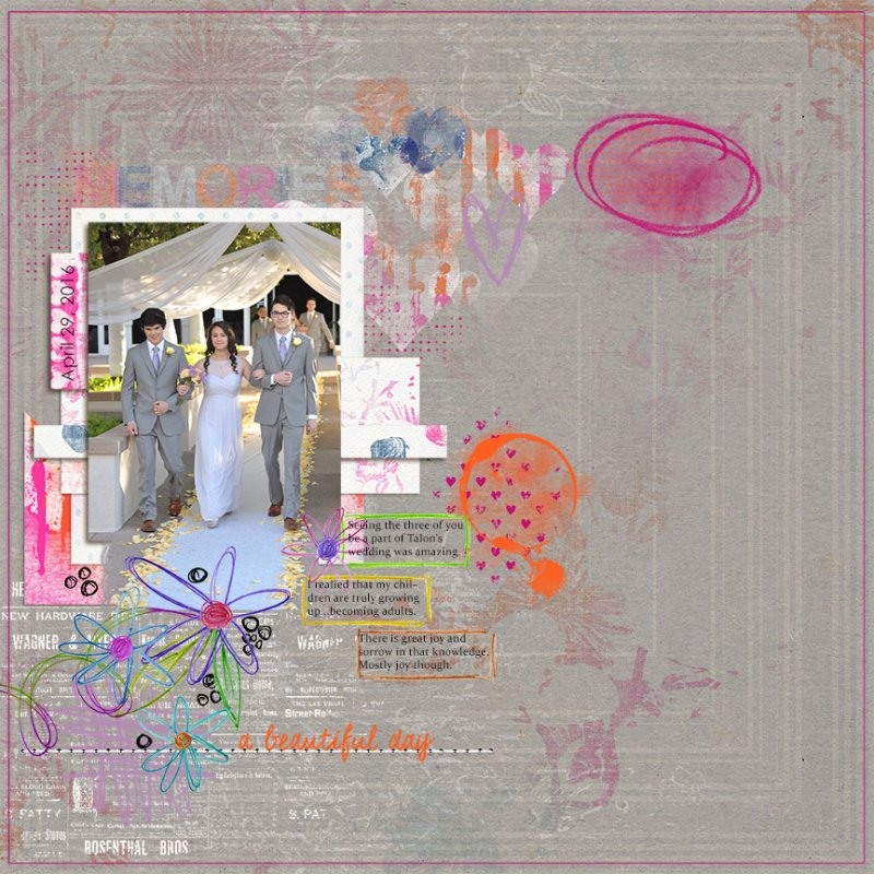 Wedding-Trio May 2017 Template Challenge