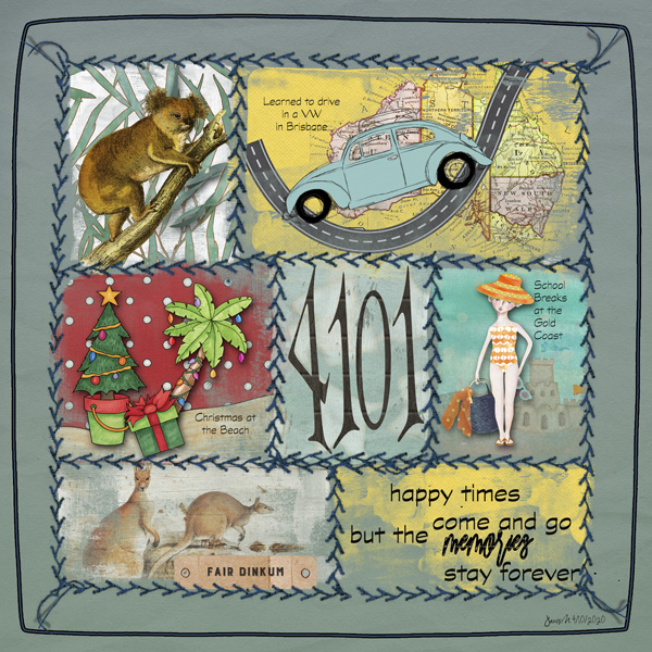 Week 1 - Postal Code Quilt Memories
