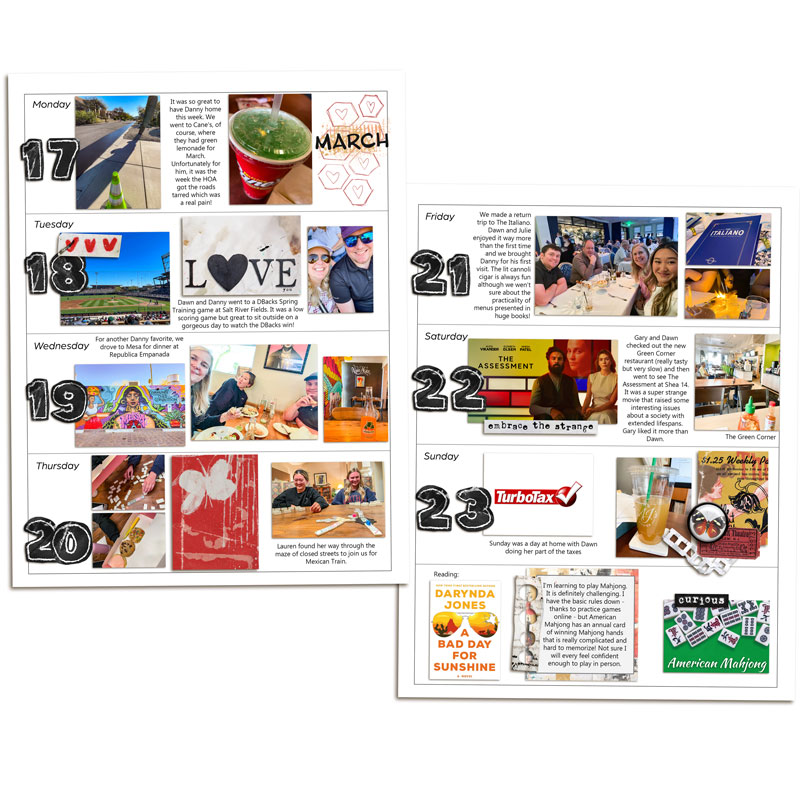Week 12 Memory Planner