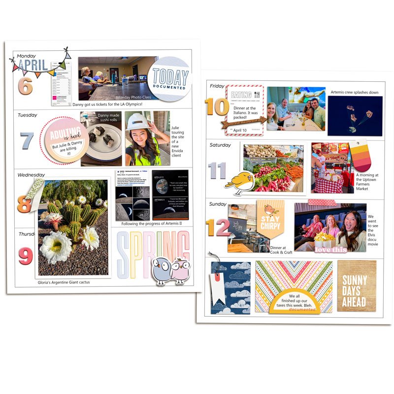 Week 15 Memory Planner