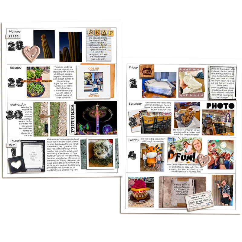 Week 18 Memory Planner