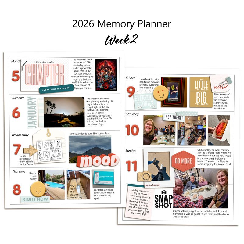 Week 2 Memory Planner