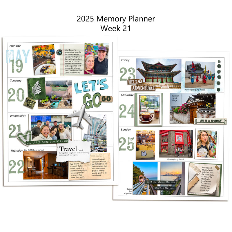 Week 21 Memory Planner