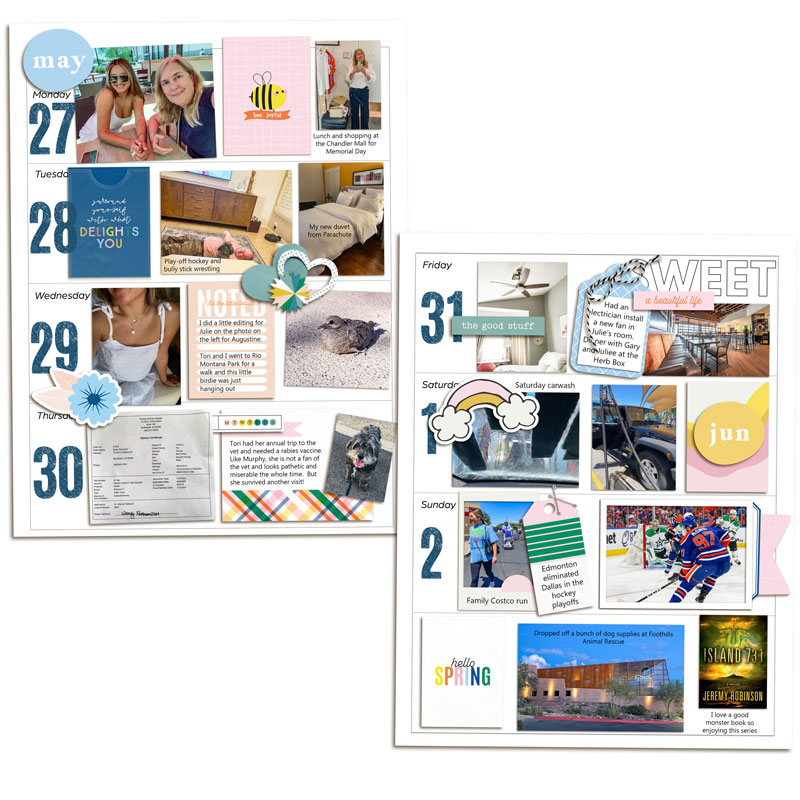 Week 22 Memory Planner