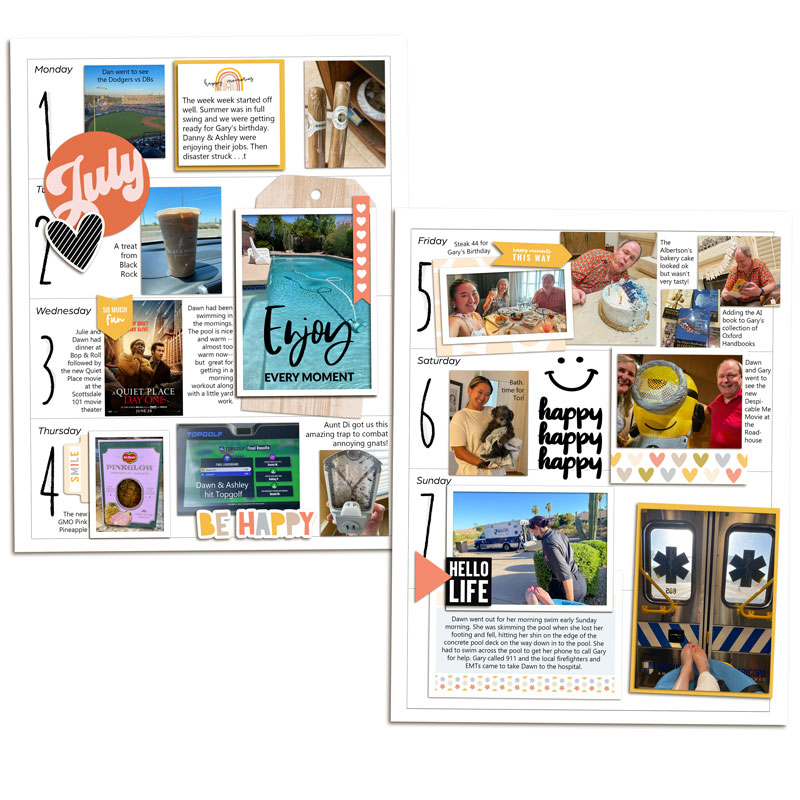 Week 27 Memory Planner