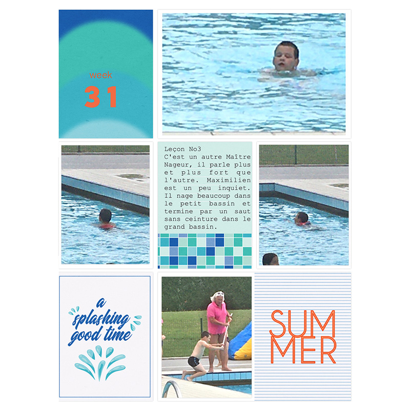 Week 31 A splashing good time