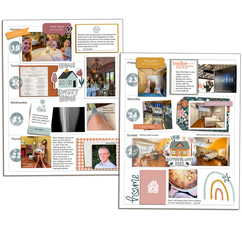 Week 34 Memory Planner