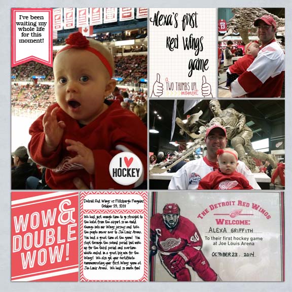 Week 38 - first Red Wings game