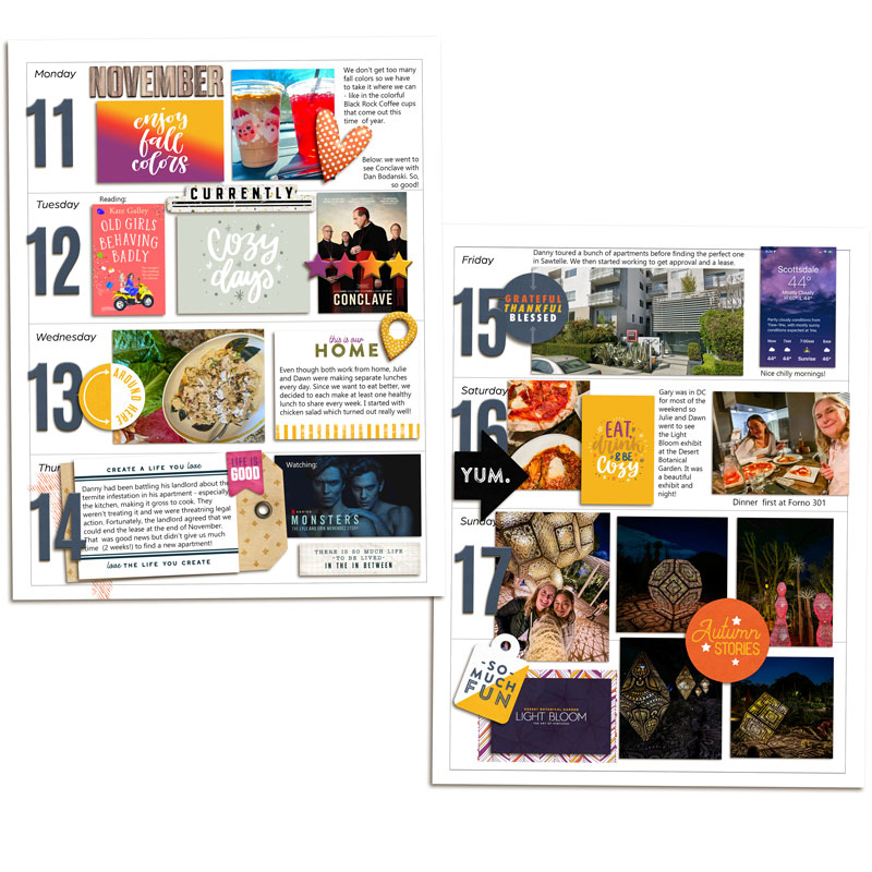 Week 46 Memory Planner