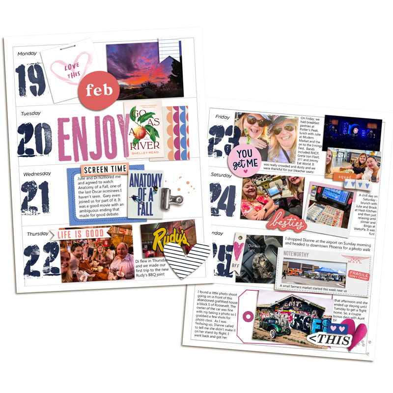 Week 8 Memory Planner