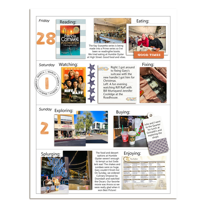 Week 9 Memory Planner (right)