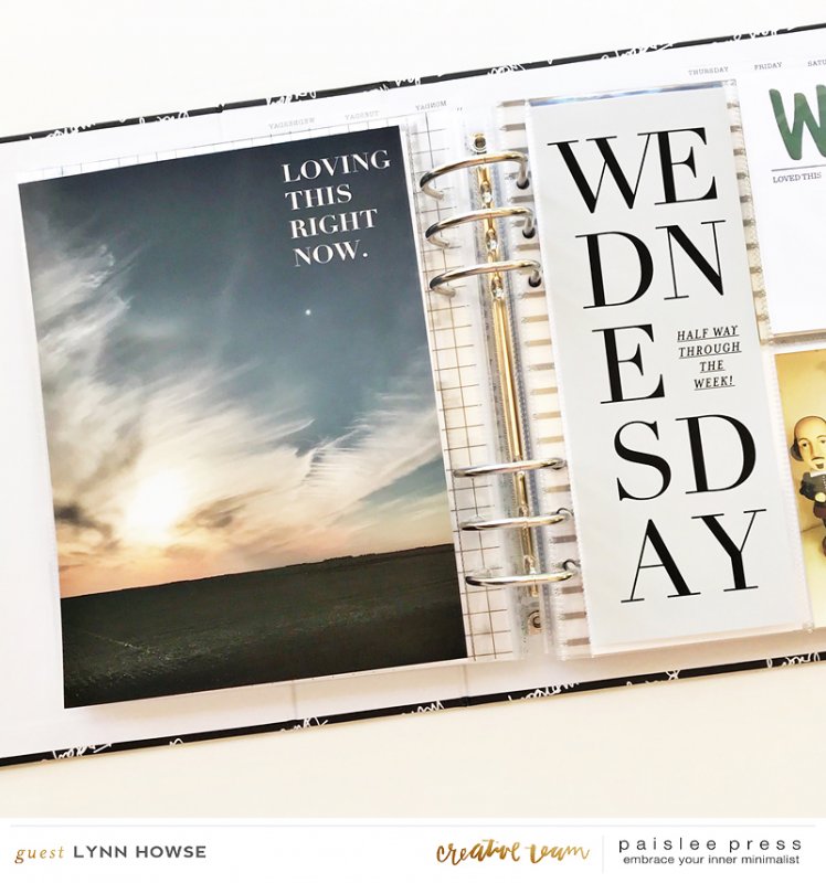 Week in the Life - Wednesday Insert p.1