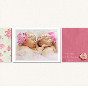 Welcome, baby girls