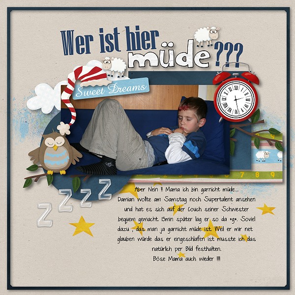 Wer ist hier müde ?