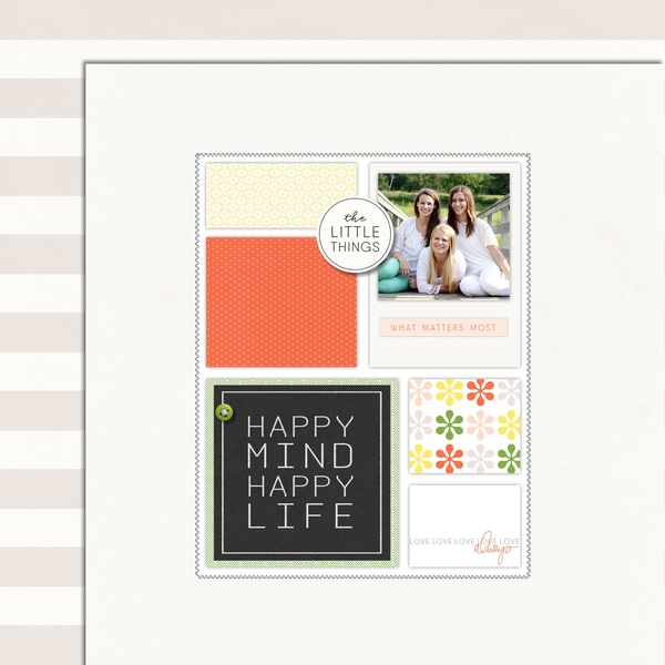 What Matters Most - Feb Scraplift Challenge