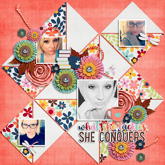 What She Tackles She Conquers