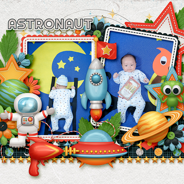 When I grow up, I wan to be an astronaut