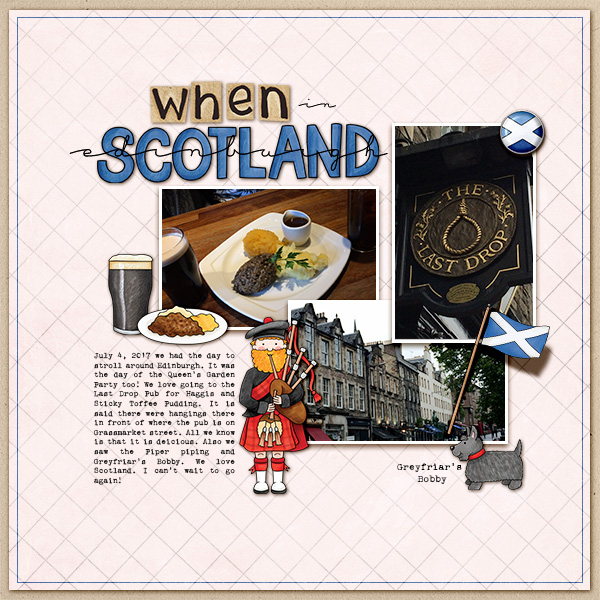 When in Edinburgh, Scotland
