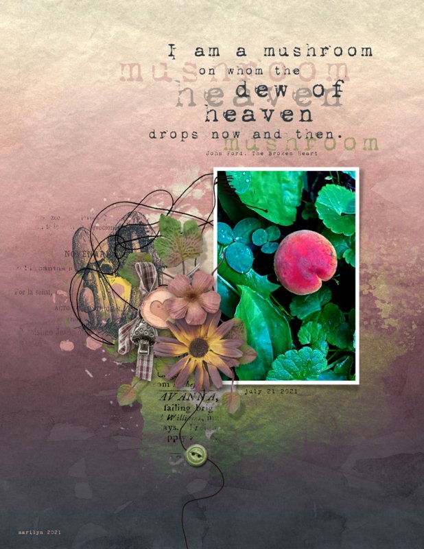 Whimsical Templates6 - Hunting Mushrooms