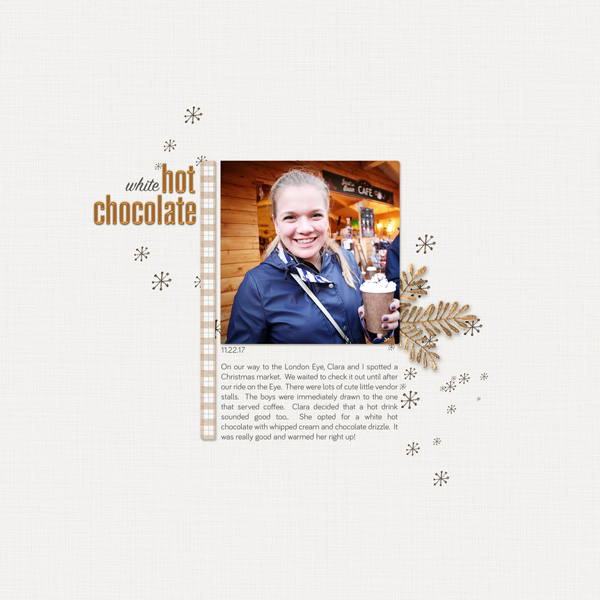 White hot chocolate