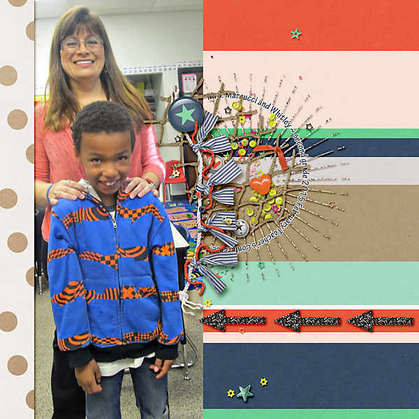 Whitley and Mrs. M 2nd grade