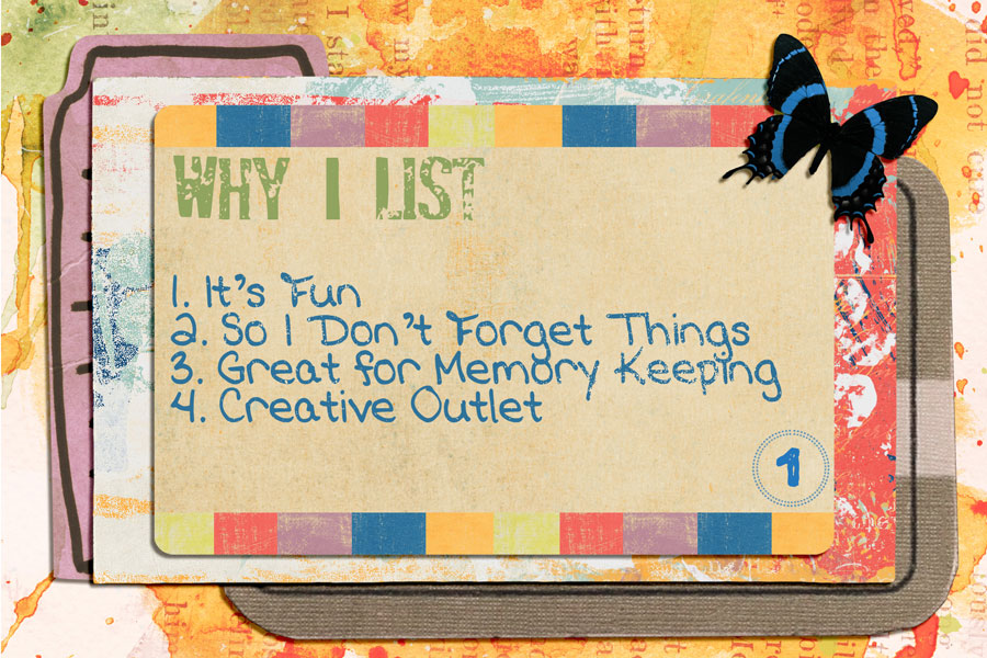 Why I List - 30 Lists March 2015