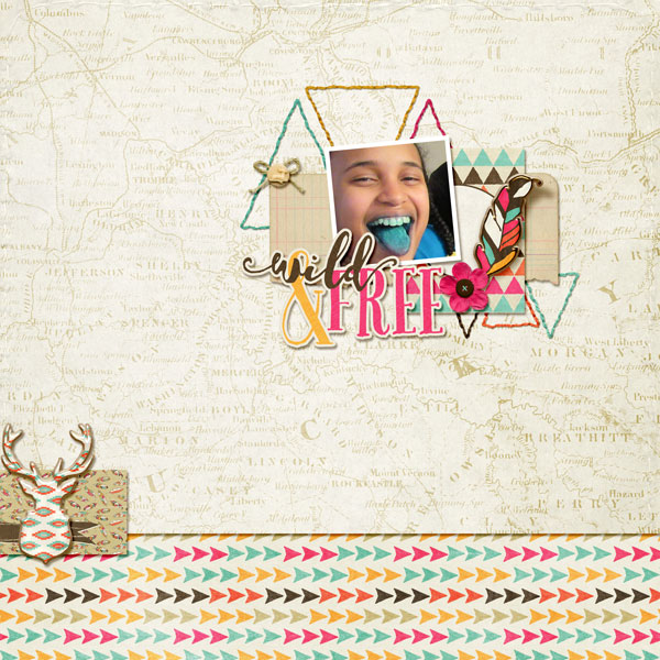 Wild and Free - April Scraplift