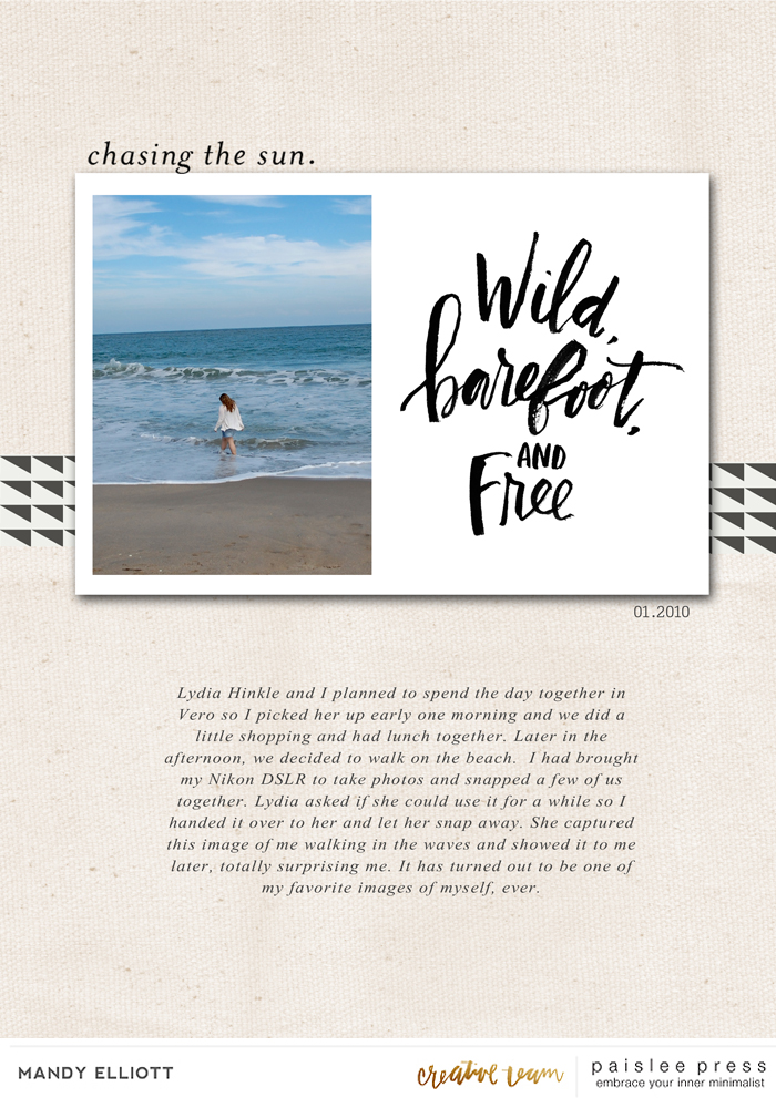 Wild, Barefoot and Free | 6x8 Digital Page