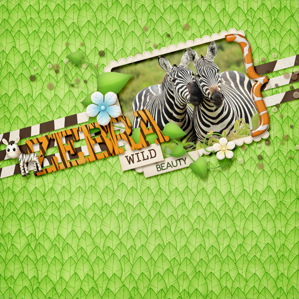 Wild Beauty - June Scraplift Challenge