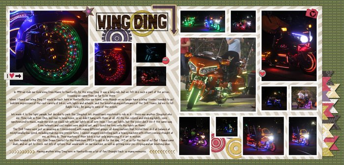 Wing Ding - light parade