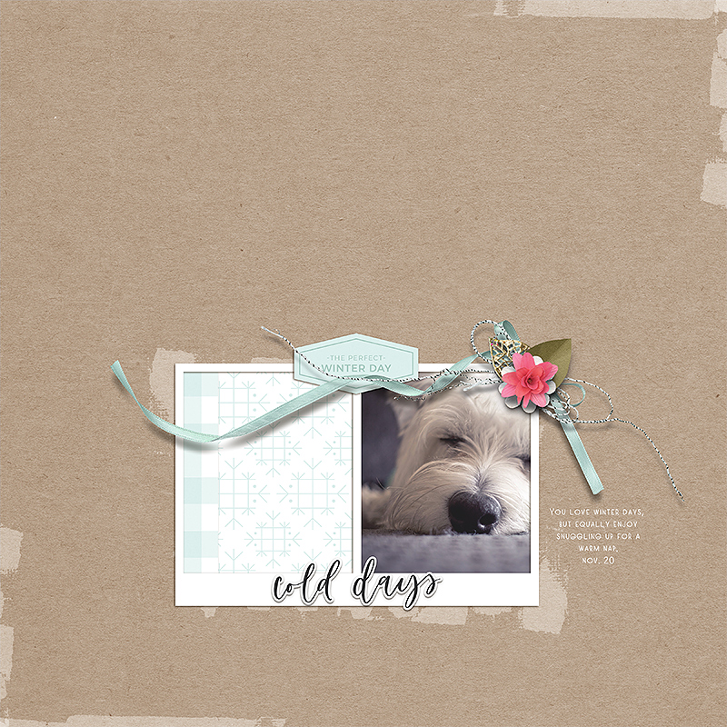 Winter Days - Jan. 1 (Blind Scrap)