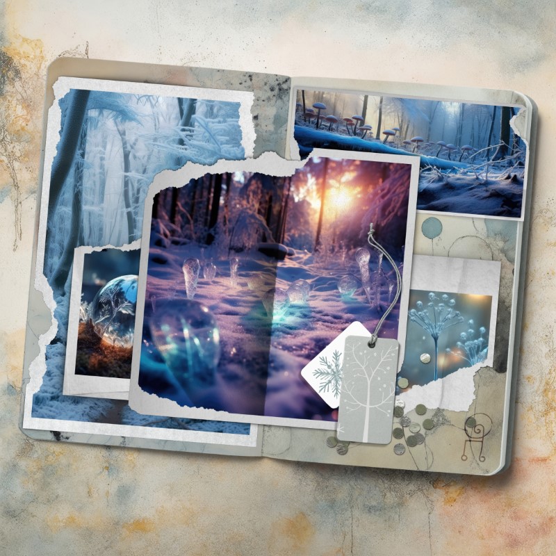 Winter Fantasy Junk Journal