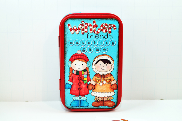 Winter friends matching game