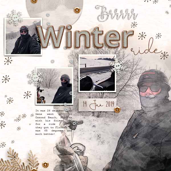 Winter Ride (MOC7 Day 16 simple template)