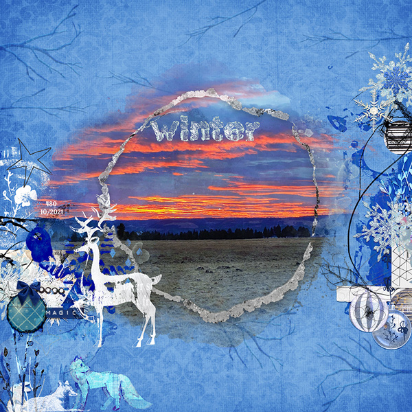 Winter-sunset