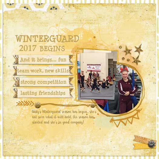 Winterguard Begins Web