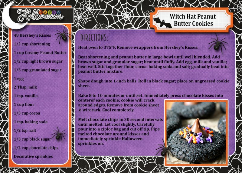 Witch Hat Peanut Butter Cookies