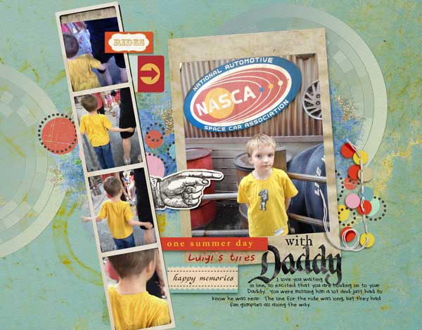 with daddy