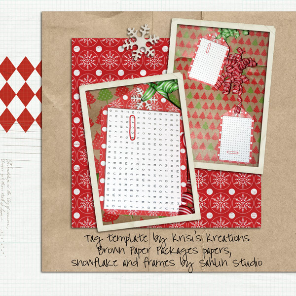 Wordsearch Gift Tags