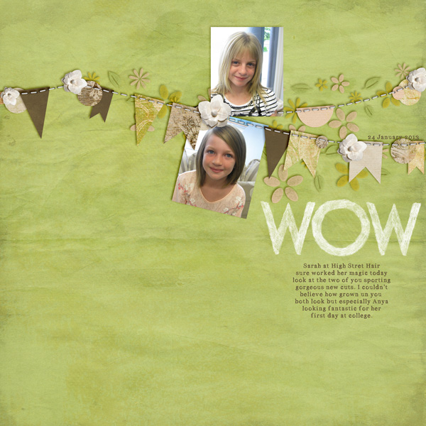 WOW - Day 22 Two template challenge