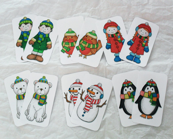 Wrap Up Warm - memory match game