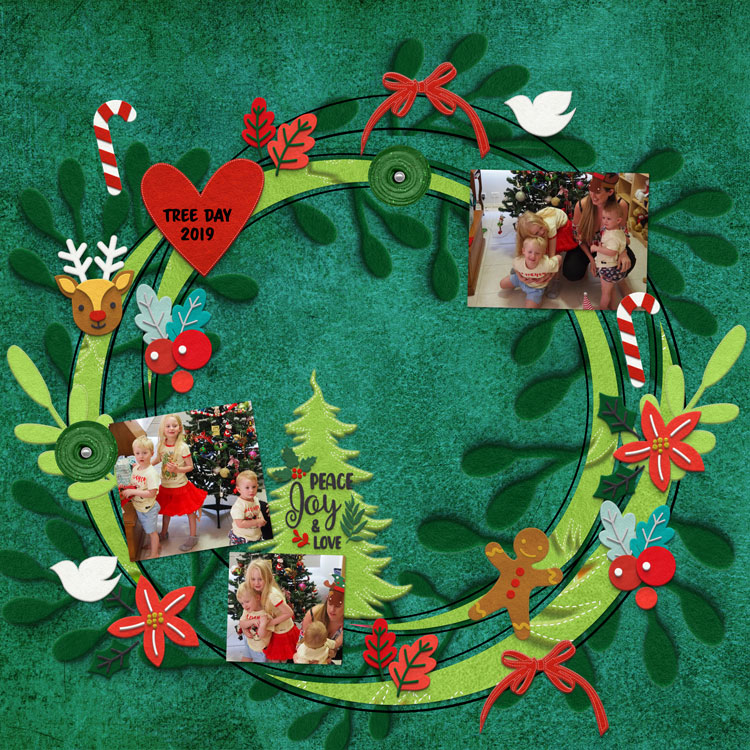 Wreath tree-day