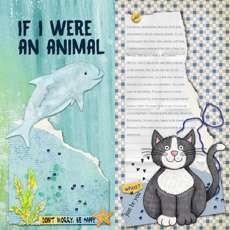 xmas in july day 03 - if i were an animal