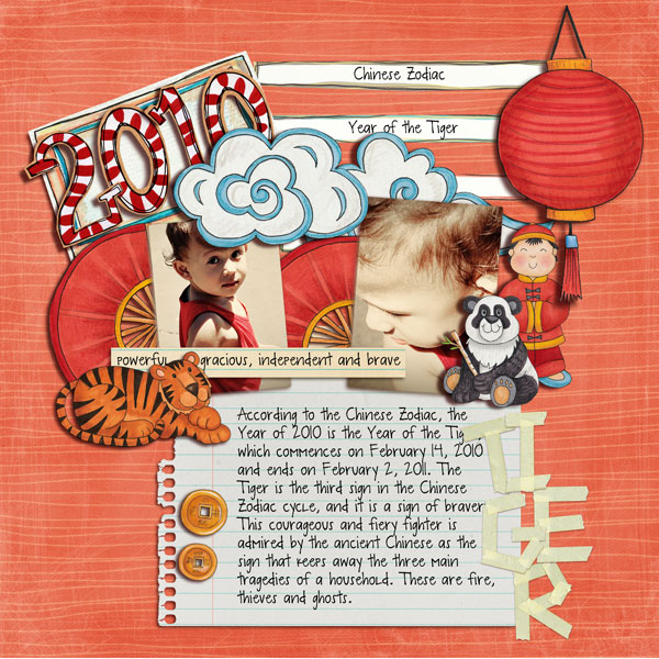 year of the tiger - chinese zodiac