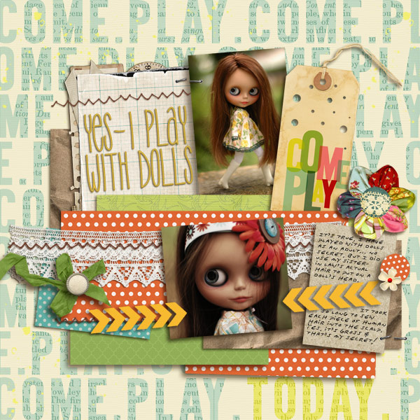 Yes - I play with dolls