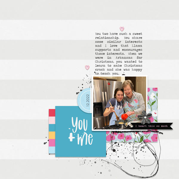 you and me